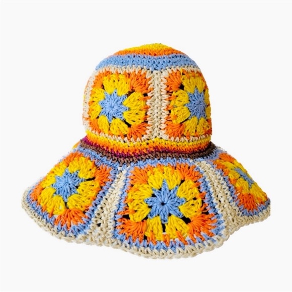Peter Grimm crochet flower bohemian hat - Picture 1 of 6